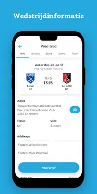 MHC Voorhout android App screenshot 2